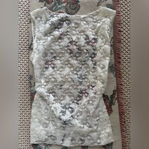 Ivory Lace Top
